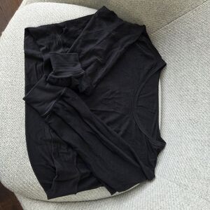 lululemon athletica Black Crop Top